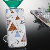 Gekleurde tekening patroon IMD vakmanschap Soft TPU beschermhoes voor Huawei Y5 2019 (Hill Marble)