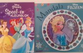 Disney Frozen Mandala en Disney Prinses Speel- en kleurboek