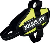 Julius k9 idc harnas / tuig neon groen - minimini/40-53cm - 1 stuks