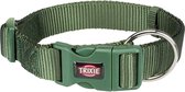 Trixie halsband hond premium bosgroen - 40-65x2,5 cm - 1 stuks