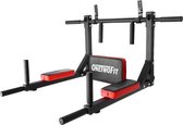 OneTwoFit Multifunctionele Optrekstang met Wandmontage - Pull Up Bar & Dip Station