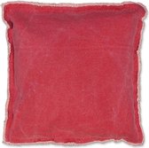 Unique Living Sierkussen - Sef Red - rood - 45 x 45 cm