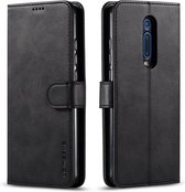 LC.IMEEKE voor Xiaomi Redmi K20 / K20 Pro / 9T / 9T Pro kalfsleer Horizontale flip lederen tas, met houder & kaartsleuven & portemonnee (zwart)