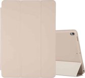 Voor iPad Air 3 10,5 inch horizontale Flip Smart lederen tas met drie vouwen houder (goud)