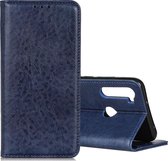 Voor Xiaomi Redmi Note 8T Magnetische Retro Crazy Horse Texture Horizontale Flip Leather Case met houder en kaartsleuven (blauw)