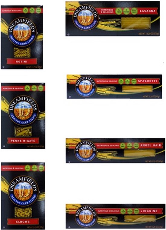 Dreamfields | Mix Pasta | Voordeelpakket | 7 x Dreamfields Pasta