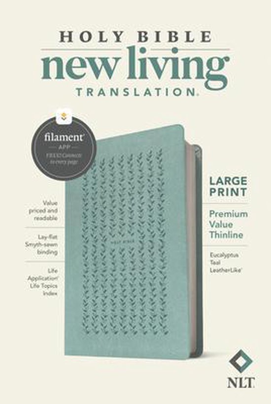 Foto: Nlt large print premium value thinline bible filament