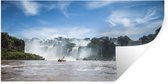 Stickers muraux - Film autocollant - Les cascades d'Iguaçu du lac au Brésil et en Argentine - 120x60 cm - Film adhésif - Stickers muraux Chambre d'enfant - Papier peint autocollant