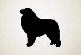 Silhouette hond - Great Pyrenes - Grote Pyreneeën - M - 60x61cm - Zwart - wanddecoratie