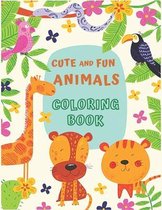 Cute and Fun Animals Coloring Book