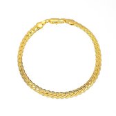 ROYAL JUL - Gold flat braid bracelet - ARMBAND - HEREN