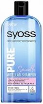 SYOSS Pure Smooth Micellar Shampoo - Zonder Siliconen - Voordeelverpakking 3 x 500 ml