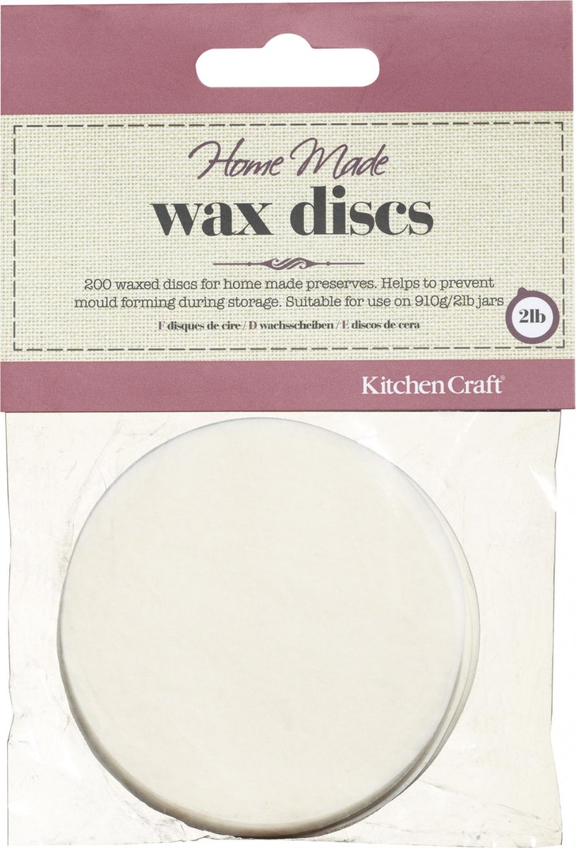 Kitchencraft Vershoudwax Home Made Crème 200 Stuks