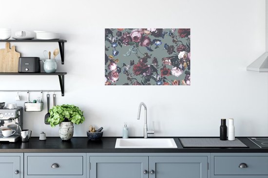 Affiche Fleurs - Roses - Rose - 90x60 cm