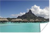 Affiche Les célèbres bungalows de Bora Bora - 180x120 cm XXL