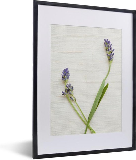 Fotolijst incl. Poster - Studio shot van lavendel - 30x40 cm - Posterlijst