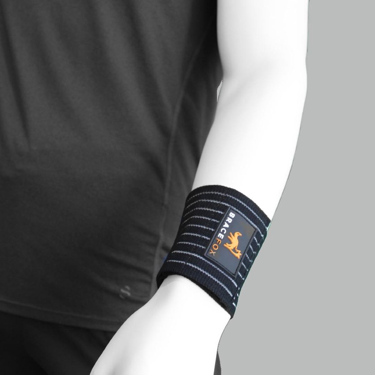 Premium Wrist Wraps van Bracefox™ - Universele maat | Fitness Polsband