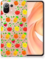 GSM Hoesje Xiaomi 11 Lite NE 5G | Xiaomi Mi 11 Lite TPU Bumper Doorzichtig Fruits