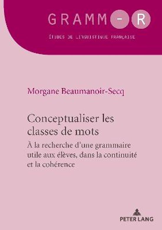 Conceptualiser Les Classes de Mots