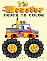 big monster truck to color
