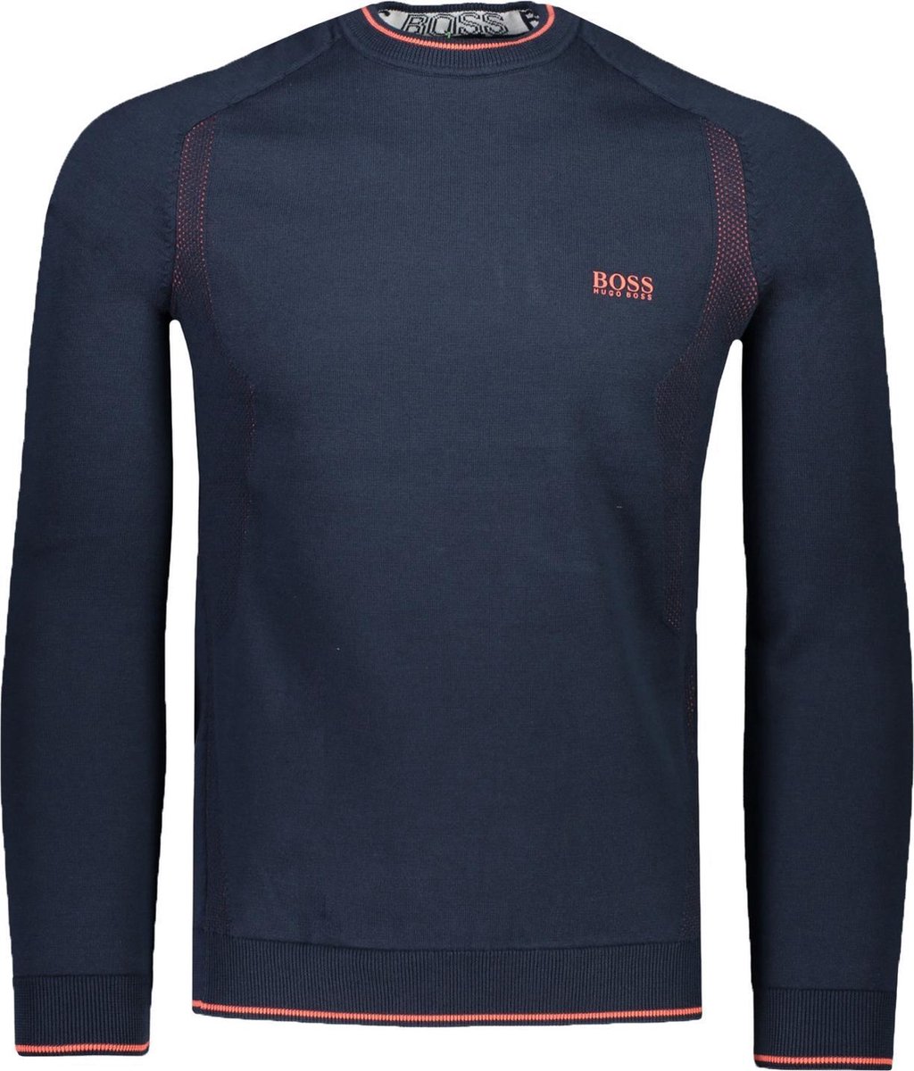 Hugo Boss Trui Blauw Normaal Maat XL Heren Herfst/Winter