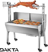 Dakta® Barbecue met Spit | Elektrisch | Barbeque Grill | BBQ met Accessoires | Rotisserie | RVS | 60 kg