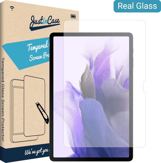 Samsung Tab S7 FE screenprotector - Gehard glas - Transparant - Just in Case