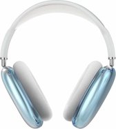 Étui pour casque Airpods Max - Siliconen Blauw transparent | Watchbands-shop.nl