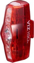 Cateye ViZ150 Achterlicht Fiets – Fietsverlichting LED – Max. 150 Lumen – Brandduur 12 uur – USB Oplaadbaar – 4 lichtmodi