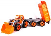 BULLDOZER MET AANHANGER - Zand Speelgoed - Willekeurig