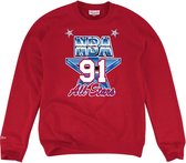 Mitchell & Ness - All Star Game Fleece - Crewneck - Red - 1991