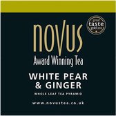 Novus Tea White Pear & Ginger 50 stuks Piramide Theezakjes - Award Winning Tea