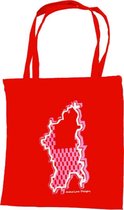 Anha'Lore Designs - Bessie - Exclusieve handgemaakte tote bag - Rood