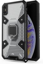 Voor iPhone XS Max Space PC + TPU beschermhoes (wit)