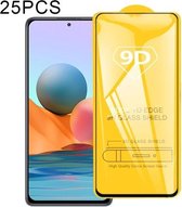 Voor Xiaomi Redmi Note 10 Pro 25 PCS 9D Volledige lijm Volledig scherm gehard glasfilm