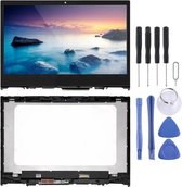 1366 x 768 HD LCD-scherm en digitizer volledige montage met frame voor Lenovo IdeaPad Flex 5-14 5-1470 5-1480 (zwart)