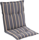blumfeldt Sylt Tuinkussen - stoelkussen - zitkussen - hoge rugleuning hoofdkussen - 50 x 120 x 9cm - UV bestendige polyester - Groen / Geel