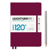 Leuchtturm1917 notitieboek - 120 grams - medium A5 notitieboek – dotted - port Red