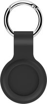 Premium Apple Airtag Siliconen Sleutelhanger - Apple Kwaliteit  Air tag hoesje - Zwart