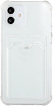 TPU Dropproof beschermende achterkant met kaartsleuf voor iPhone 11 Pro Max (transparant)