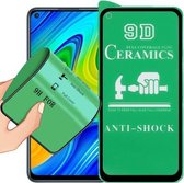 Voor Geschikt voor Xiaomi Redmi Note 9 4G 9D Volledig scherm Volledige lijm keramische film