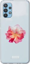 6F hoesje - geschikt voor Samsung Galaxy A32 4G -  Transparant TPU Case - Rouge Floweret #ffffff