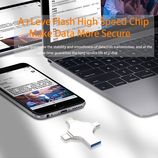 DrPhone 3-Drive – 256GB Flashdrive - USB Opslag - USB Stick - Externe Geheugen voor... bol.com