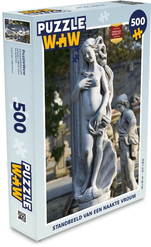 Puzzel 500 stukjes Griekse Oudheid - Standbeeld van een naakte vrouw -  PuzzleWow... | bol