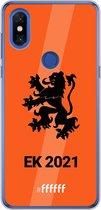 6F hoesje - geschikt voor Xiaomi Mi Mix 3 -  Transparant TPU Case - Nederlands Elftal - EK 2021 #ffffff