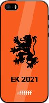 iPhone 5s Hoesje TPU Case - Nederlands Elftal - EK 2021 #ffffff