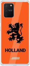 6F hoesje - geschikt voor Samsung Galaxy S10 Lite -  Transparant TPU Case - Nederlands Elftal - Holland #ffffff