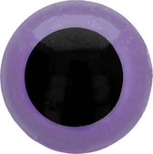 Yeux de sécurité 8mm violet (5 paires)