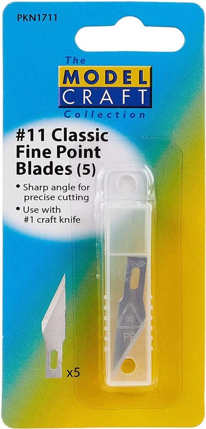 Afbeelding van het spel Classic Craft Knife #11 5 Blades Refill Pack