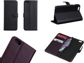 geschikt voor iPhone 6(S): Lederen Wallet Book Case geschikt voor iPhone 6(S), extra luxe business hoesje